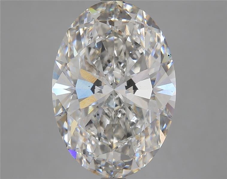 6.40ct H VS2 Rare Carat Ideal Cut Oval Lab Grown Diamond