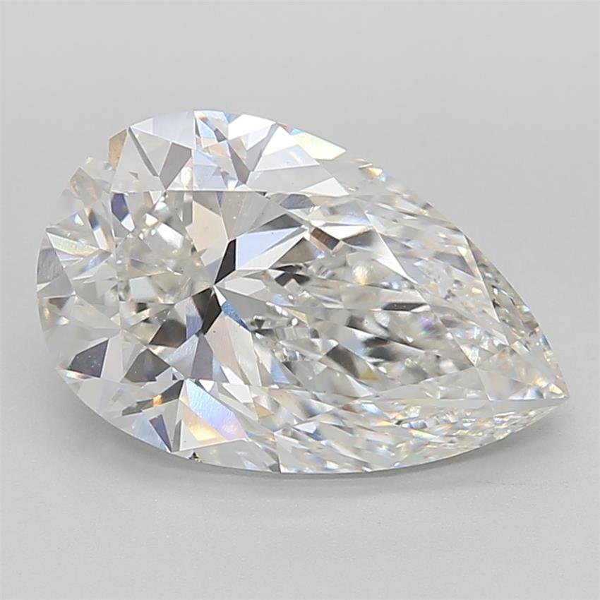 5.49ct G VS1 Rare Carat Ideal Cut Pear Lab Grown Diamond