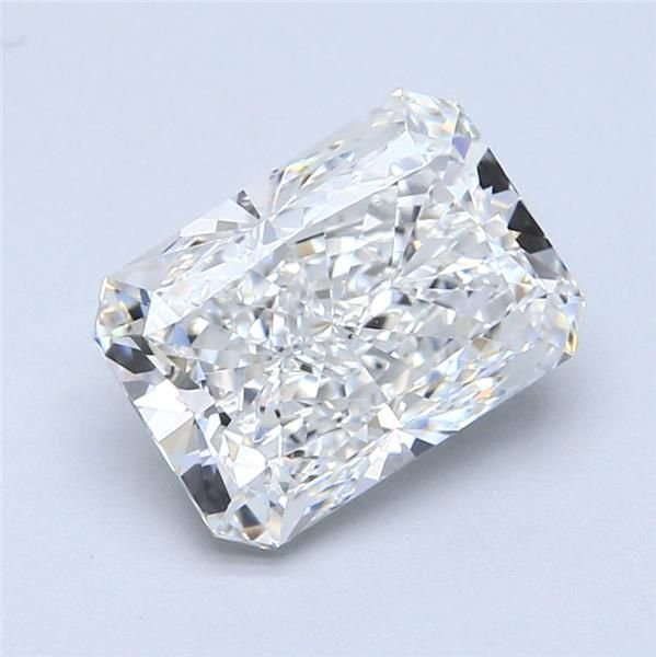 3.02ct G SI1 Rare Carat Ideal Cut Radiant Diamond