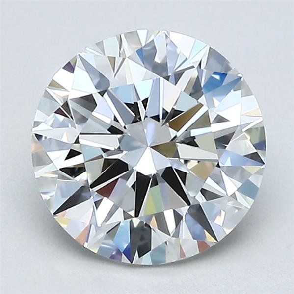 2.01ct H VS1 Rare Carat Ideal Cut Round Diamond