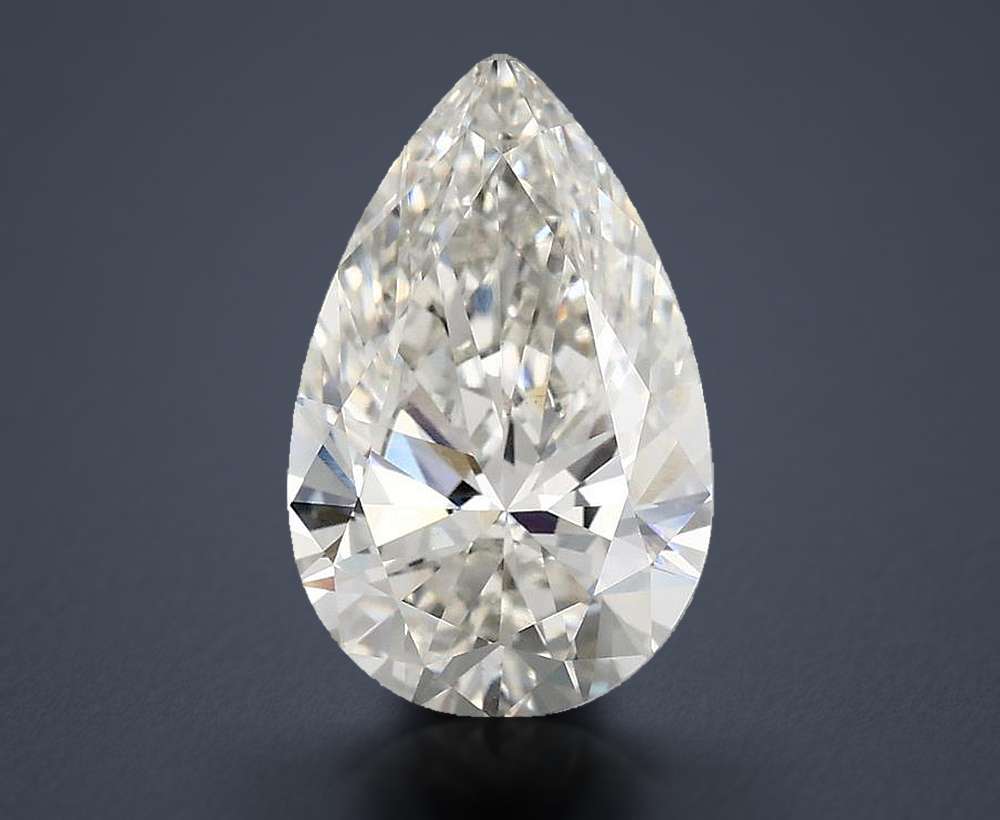3.00 Carat Pear Lab Diamond