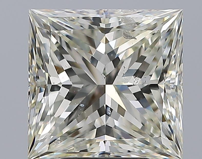 4.51ct K SI2 Excellent Cut Princess Diamond