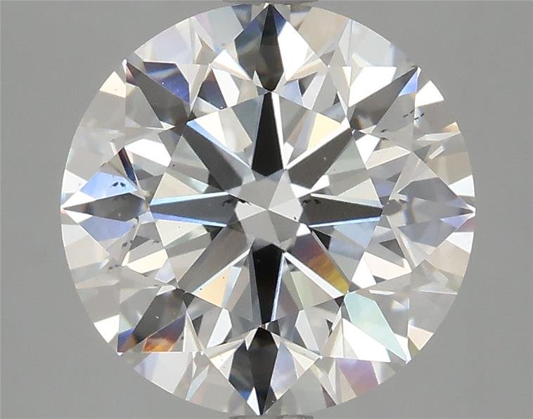 4.09ct E SI1 Excellent Cut Round Lab Grown Diamond