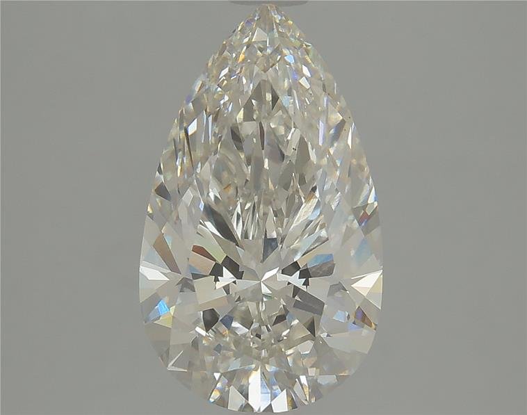 2.90ct H VS1 Rare Carat Ideal Cut Pear Lab Grown Diamond