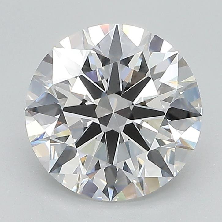 2.01ct D VS2 Rare Carat Ideal Cut Round Lab Grown Diamond