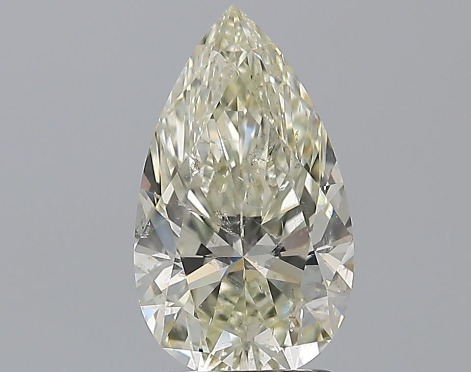2.01ct K SI2 Rare Carat Ideal Cut Pear Diamond