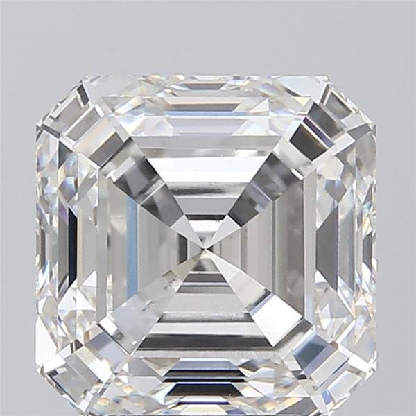 6.11ct G VS1 Rare Carat Ideal Cut Asscher Lab Grown Diamond