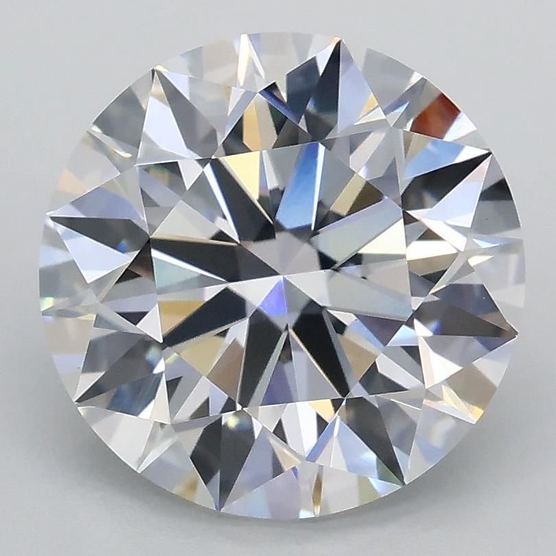 3.07ct E VVS2 Rare Carat Ideal Cut Round Lab Grown Diamond