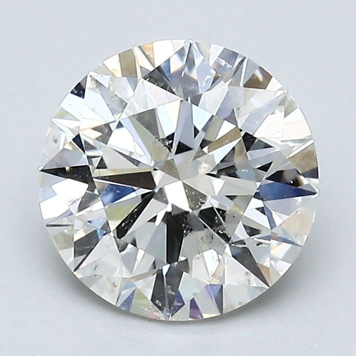 2.20ct J SI2 Rare Carat Ideal Cut Round Diamond