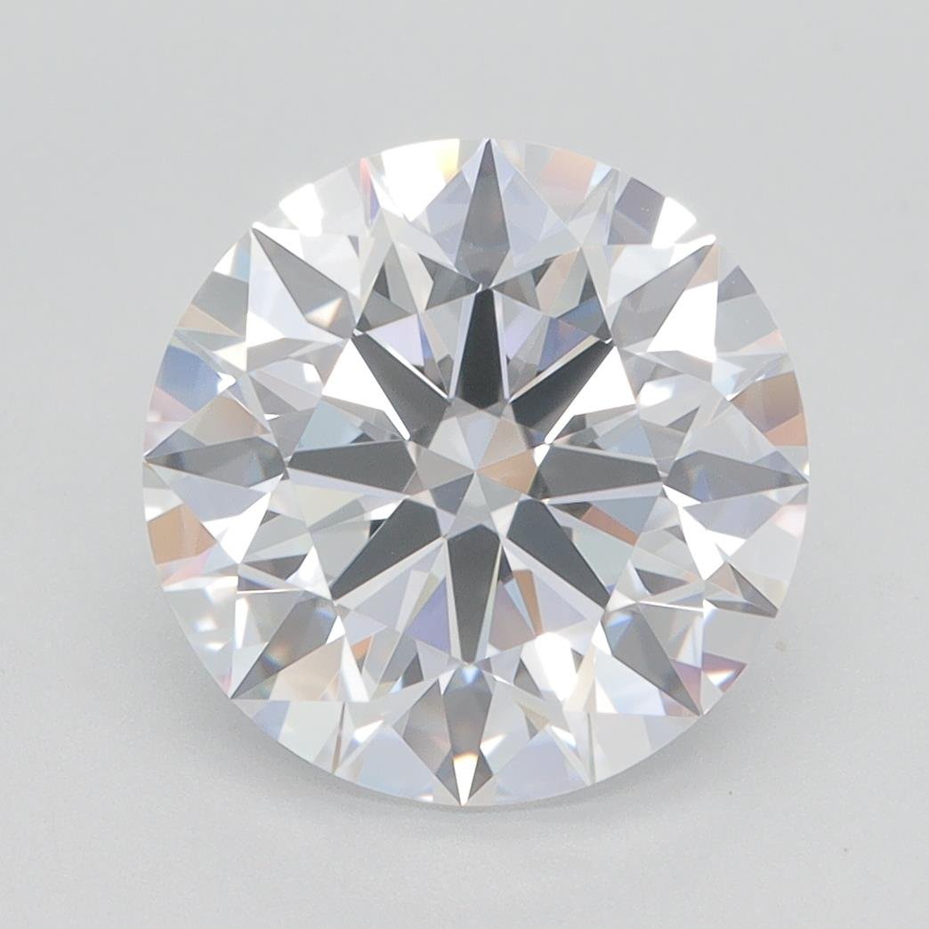 3.68ct D VVS1 Rare Carat Ideal Cut Round Lab Grown Diamond