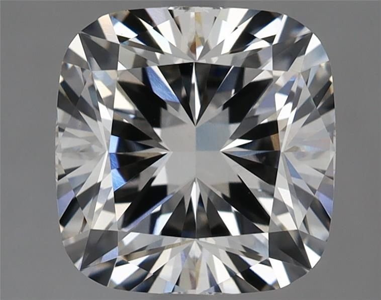 3.38ct I VVS2 Rare Carat Ideal Cut Cushion Lab Grown Diamond