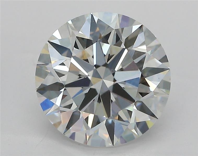 2.71ct F VS1 Rare Carat Ideal Cut Round Lab Grown Diamond