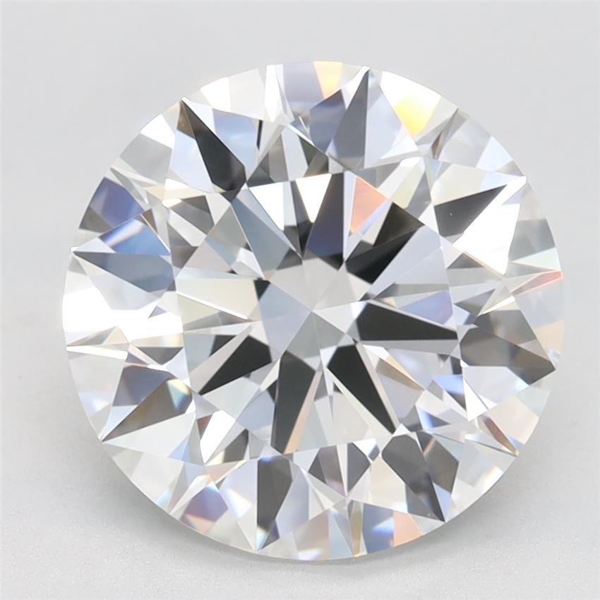 3.45ct E VVS1 Rare Carat Ideal Cut Round Lab Grown Diamond