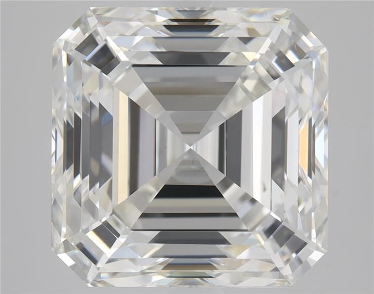 5.00ct H VS2 Very Good Cut Asscher Diamond