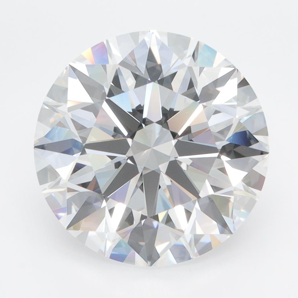 5.55ct D VVS1 Rare Carat Ideal Cut Round Lab Grown Diamond