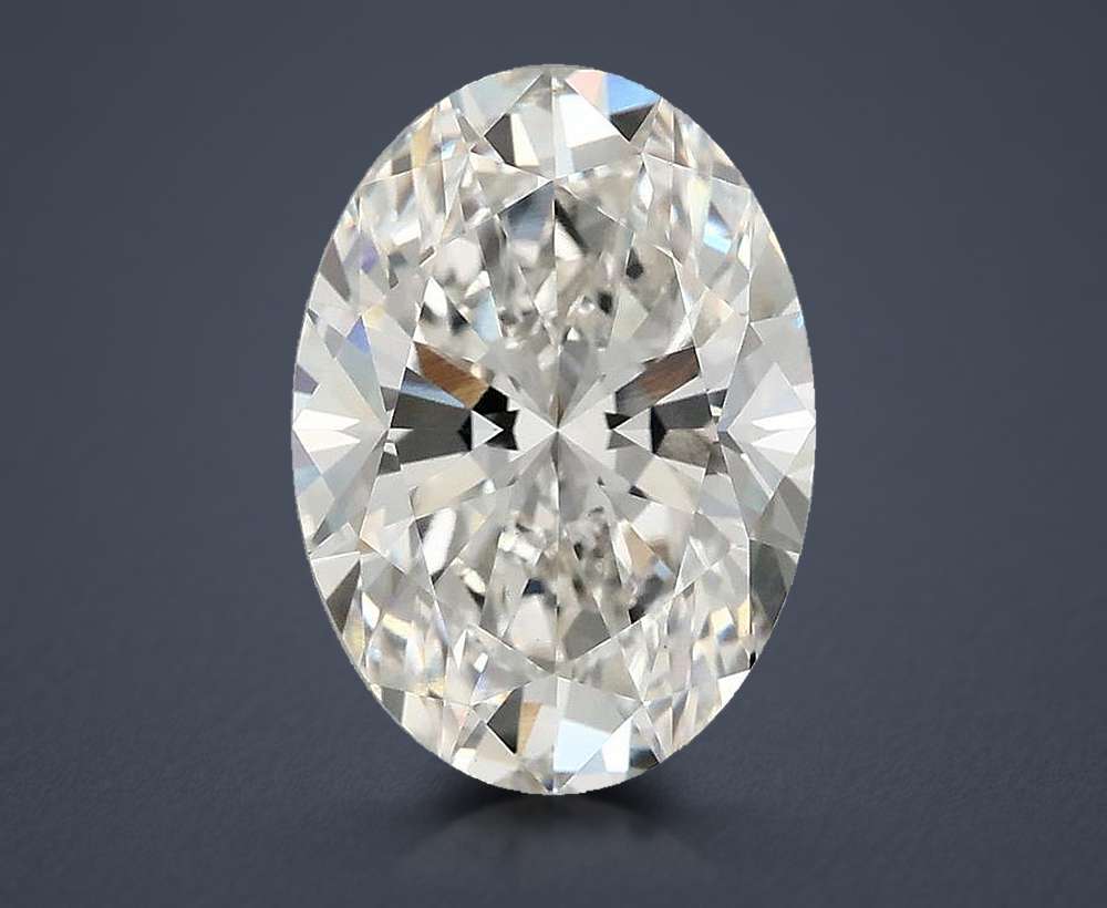 3.85 Carat Oval Lab Diamond