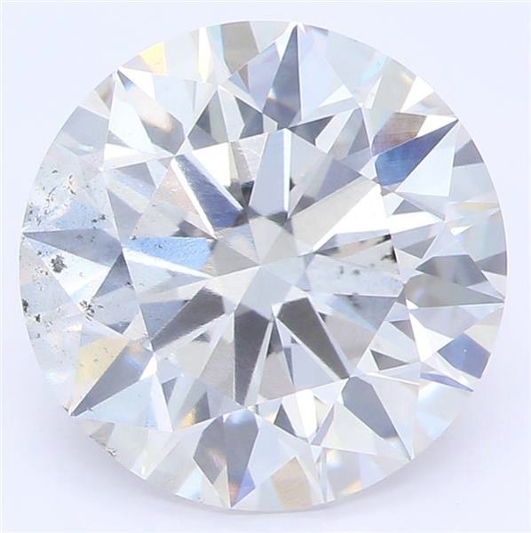 3.03ct H SI2 Rare Carat Ideal Cut Round Lab Grown Diamond