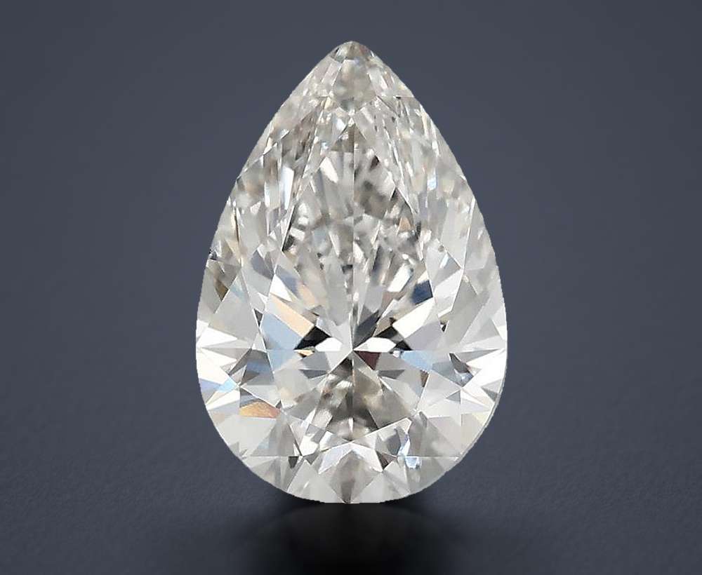 2.50 Carat Pear Lab Diamond