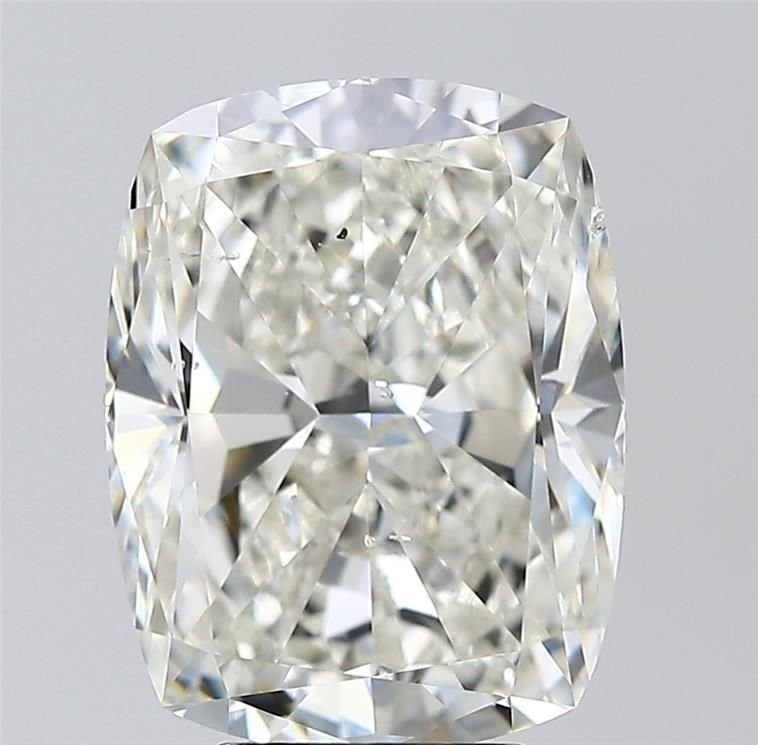 7.01ct J SI2 Very Good Cut Cushion Diamond
