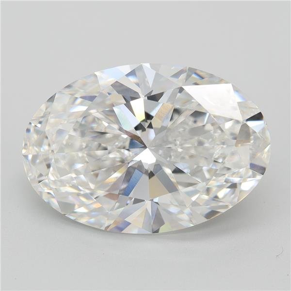 8.06ct E VVS2 Rare Carat Ideal Cut Oval Lab Grown Diamond
