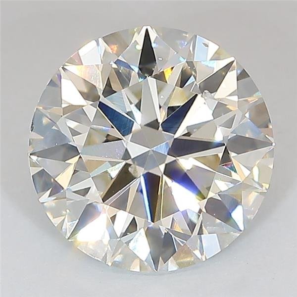 3.04ct J SI1 Excellent Cut Round Lab Grown Diamond