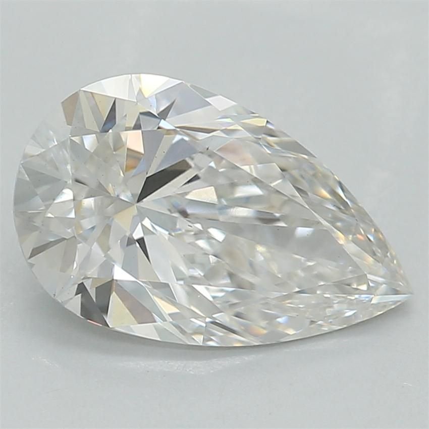 1.04ct F VS2 Rare Carat Ideal Cut Pear Lab Grown Diamond