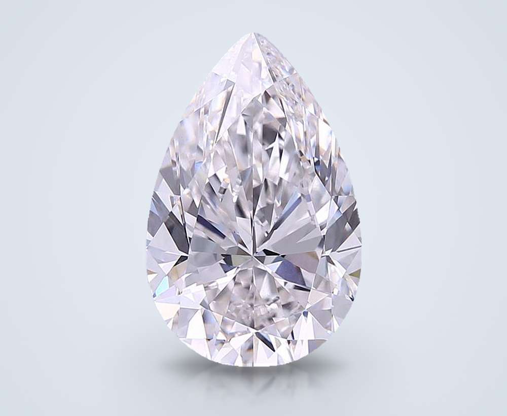 5.50 Carat Pear Lab Diamond