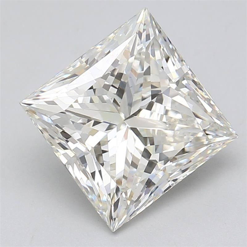 5.04ct H VS1 Rare Carat Ideal Cut Princess Lab Grown Diamond