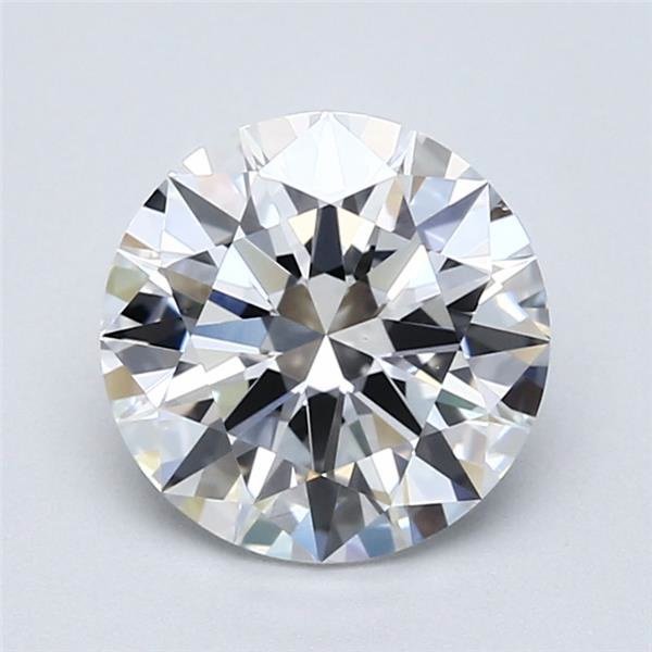 2.01ct D VS2 Rare Carat Ideal Cut Round Diamond