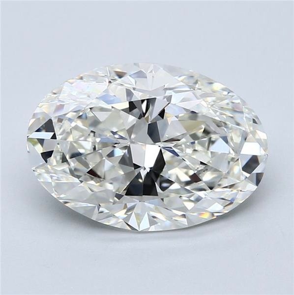 5.22ct J VS1 Rare Carat Ideal Cut Oval Diamond