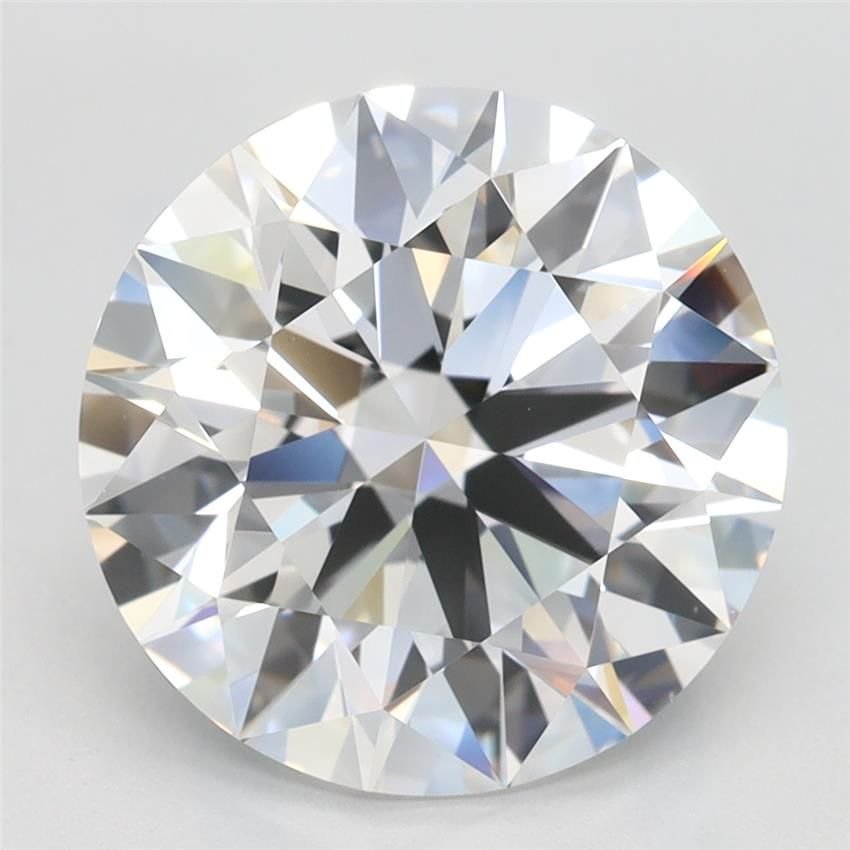 4.17ct D VVS2 Rare Carat Ideal Cut Round Lab Grown Diamond