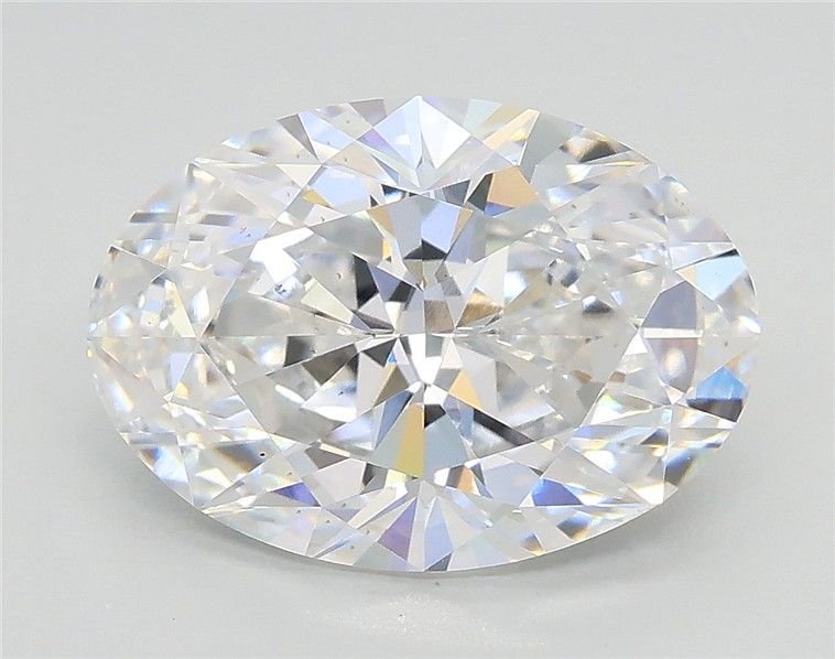 3.03ct D VS2 Rare Carat Ideal Cut Oval Lab Grown Diamond