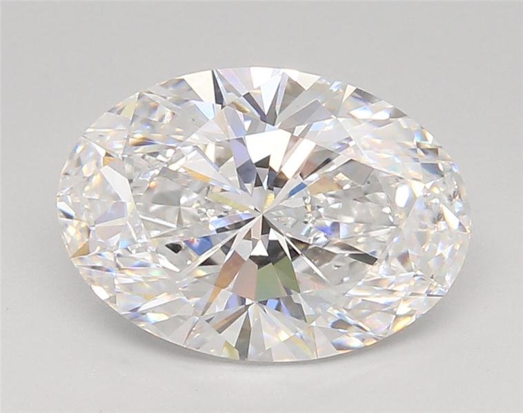 3.30ct D VS1 Rare Carat Ideal Cut Oval Lab Grown Diamond