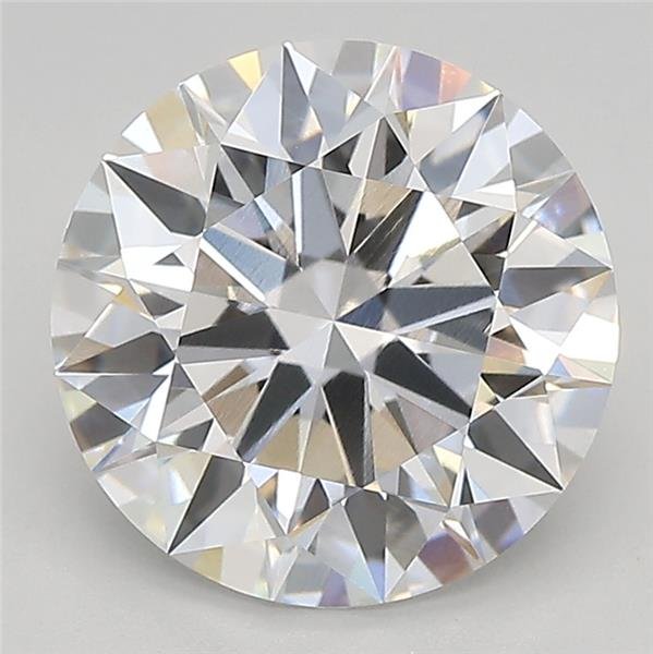 3.23ct E VVS2 Rare Carat Ideal Cut Round Lab Grown Diamond