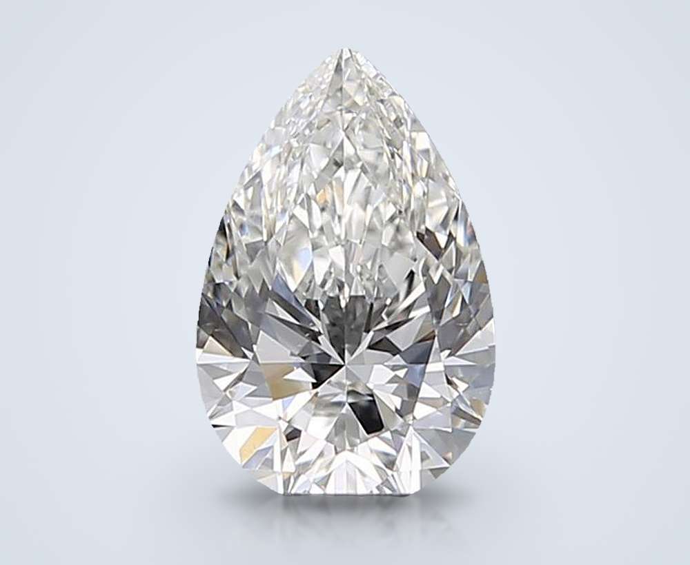 0.51 Carat Pear Natural Diamond