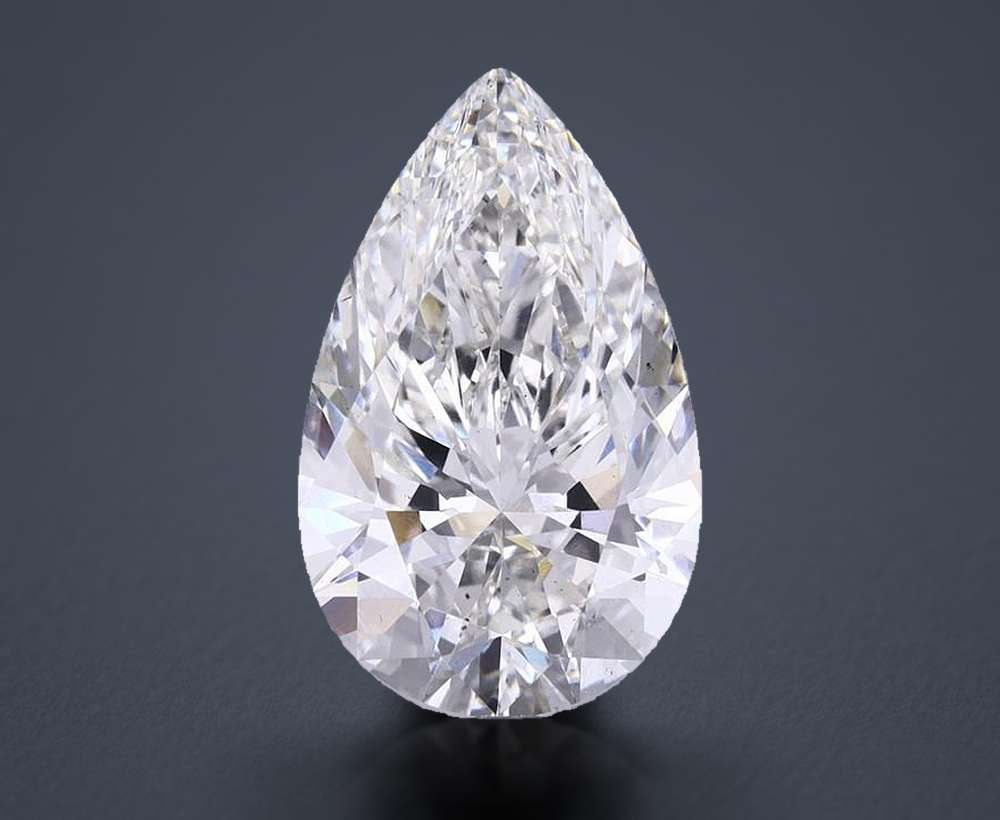 6.25 Carat Pear Lab Diamond