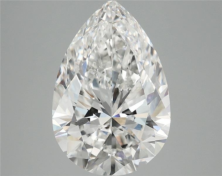 5.00 Carat Pear Lab Diamond
