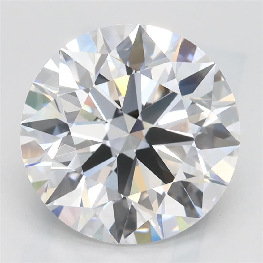 3.20ct D IF Rare Carat Ideal Cut Round Lab Grown Diamond