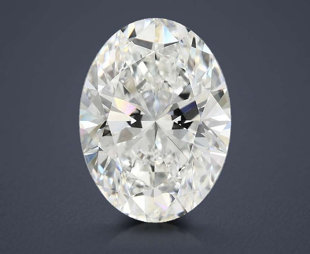 3.76 Carat Oval Lab Diamond