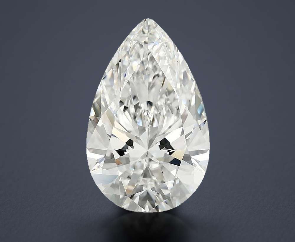 4.81 Carat Pear Lab Diamond