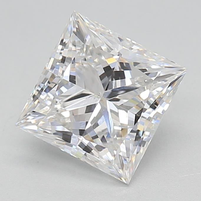 1.52ct E VS2 Rare Carat Ideal Cut Princess Lab Grown Diamond