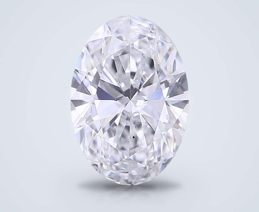 0.65 Carat Oval Lab Diamond