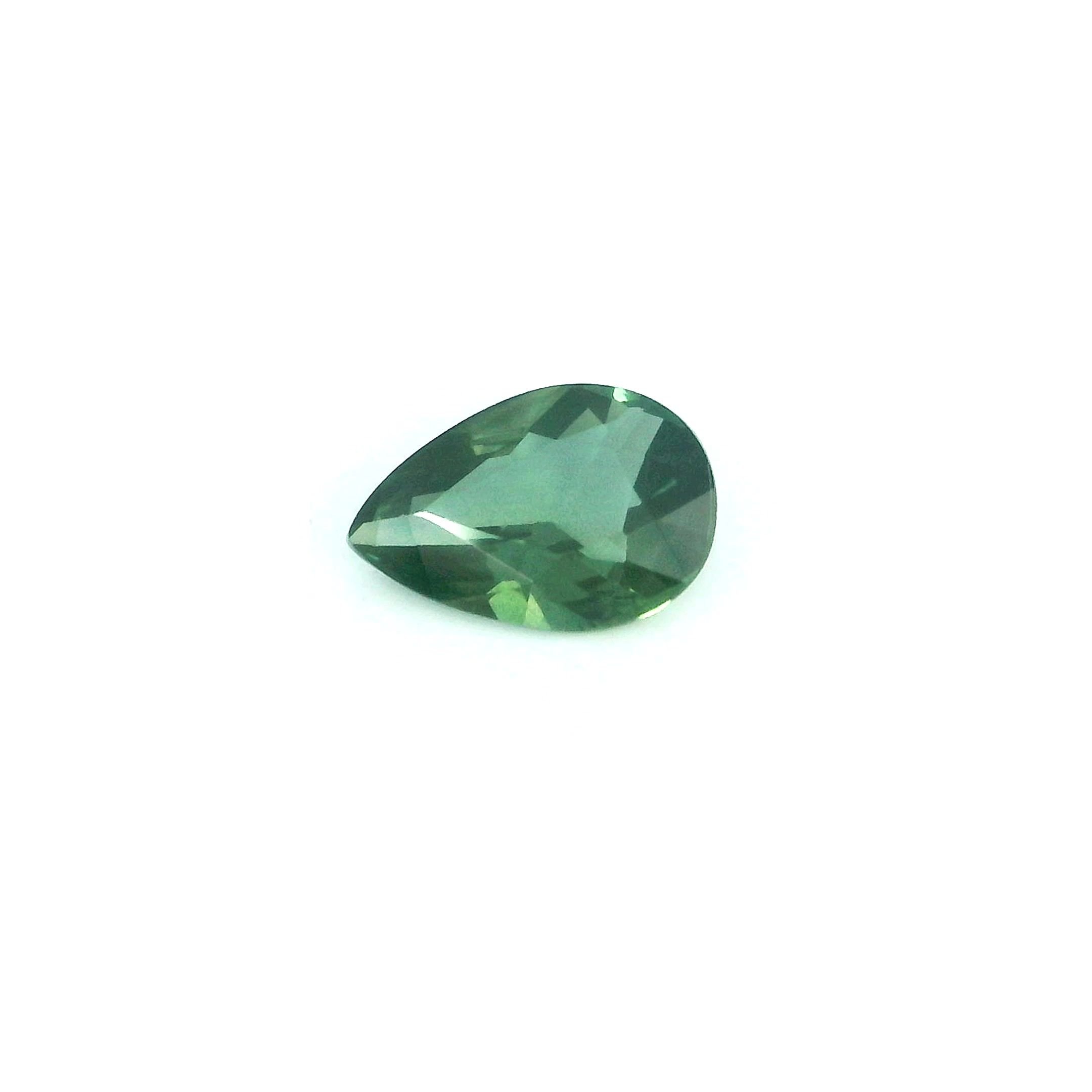 0.50 Carat Green Pear Sapphire
