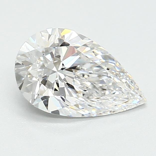 0.92ct D VVS1 Rare Carat Ideal Cut Pear Lab Grown Diamond