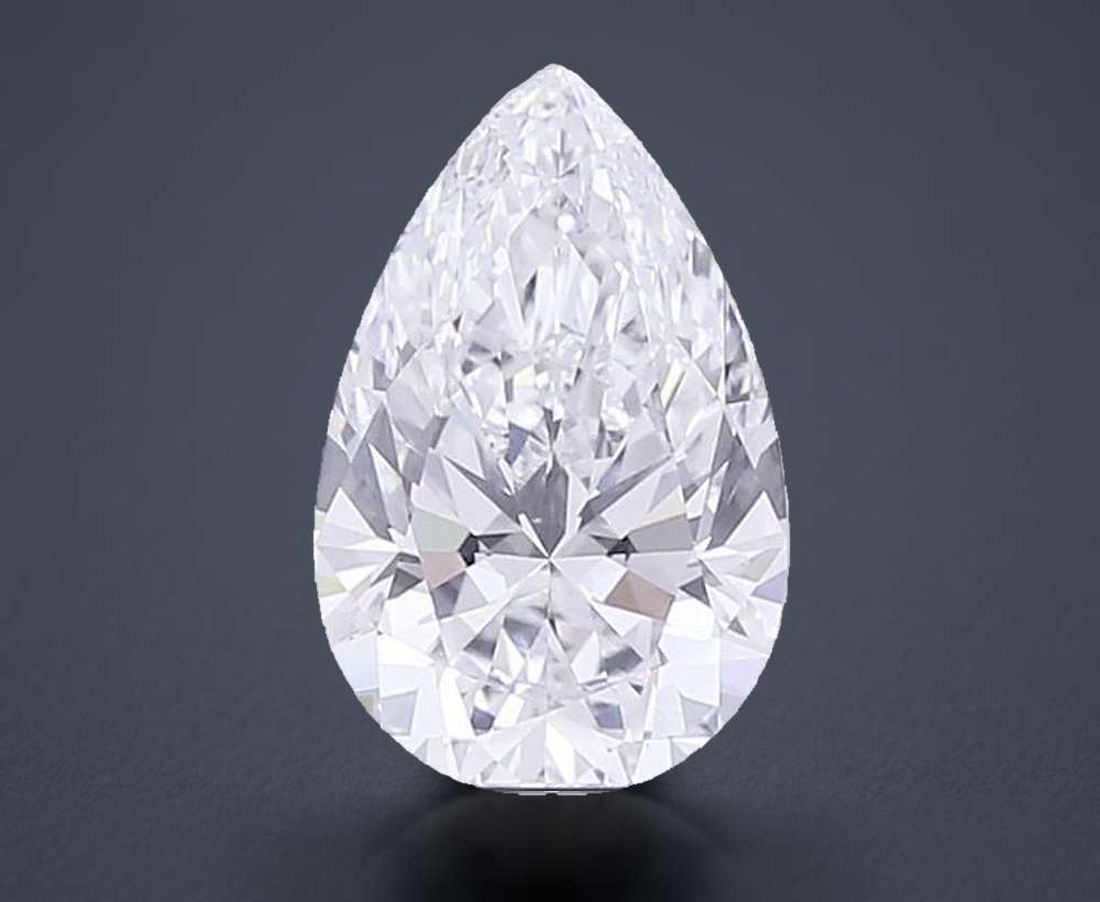 4.25 Carat Pear Lab Diamond
