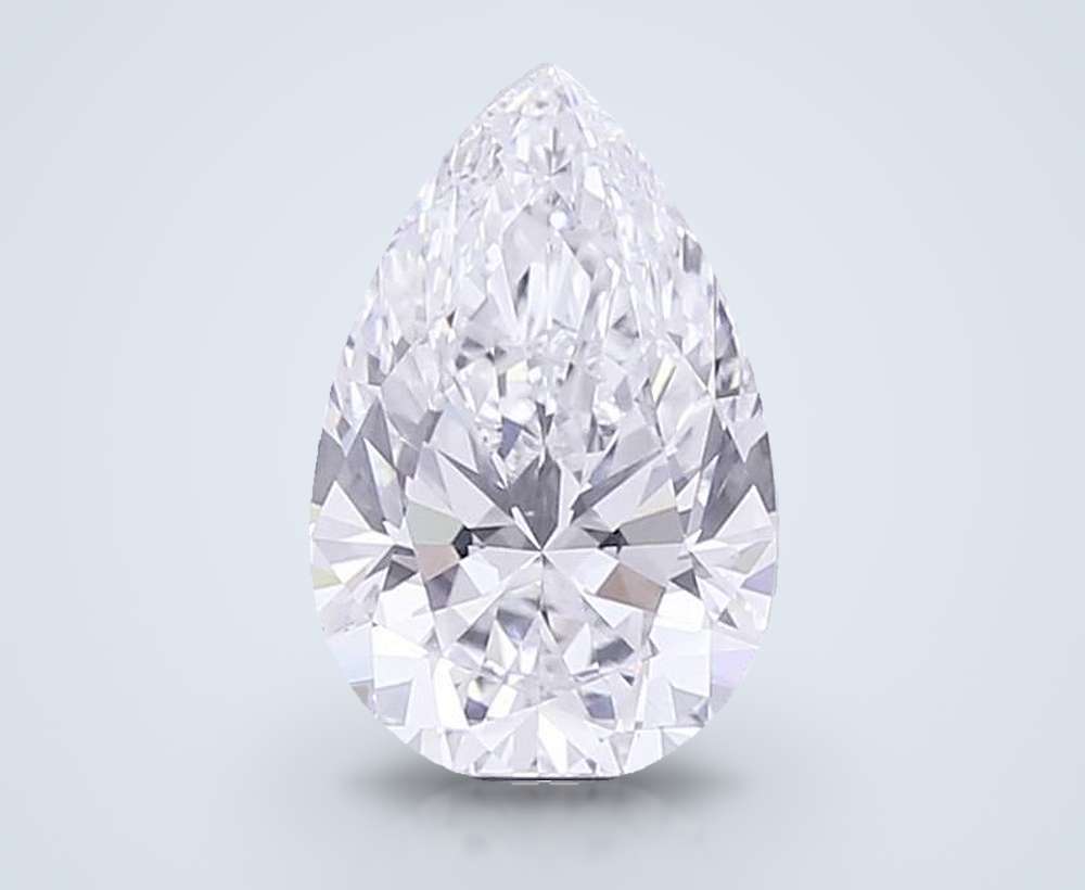 4.25 Carat Pear Lab Diamond