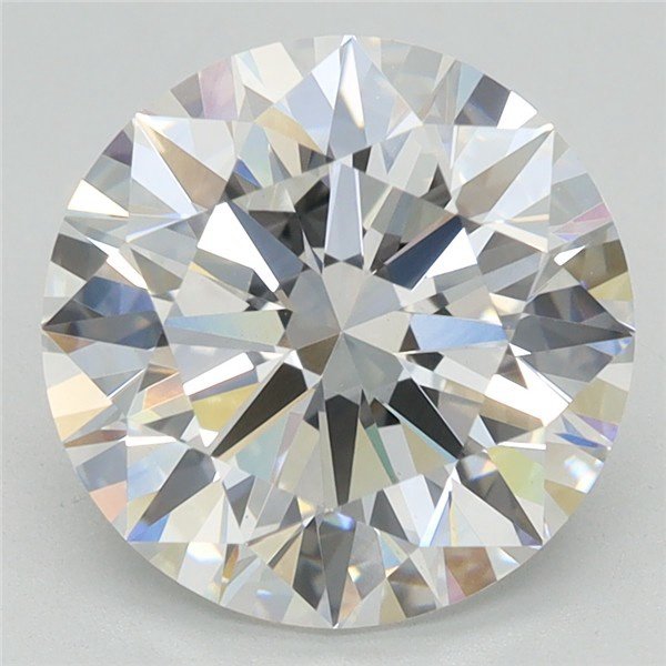 2.97ct F VVS2 Rare Carat Ideal Cut Round Lab Grown Diamond
