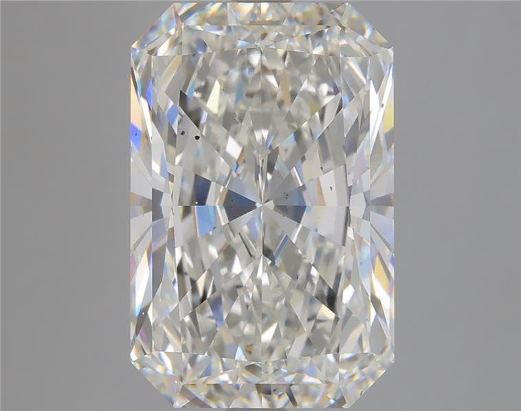 6.88ct F SI1 Rare Carat Ideal Cut Radiant Lab Grown Diamond