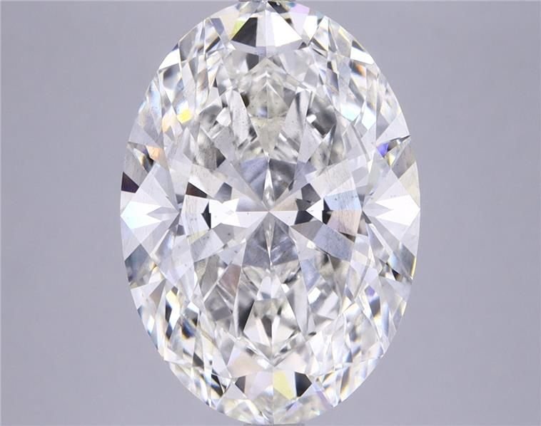 6.34 Carat Oval Lab Diamond