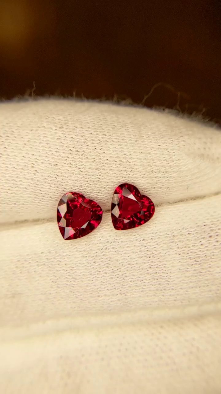 1.67 Carat Red Heart Ruby